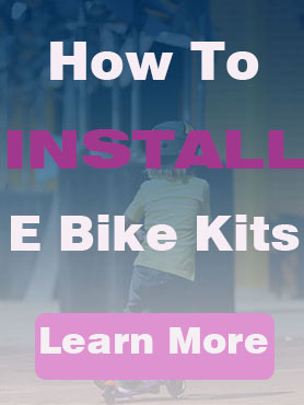 how to fit the e bike kits